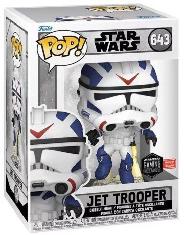 Funko Pop! - Star Wars - Jet Trooper 643 - Gaming Greats Gamestop Exclusive