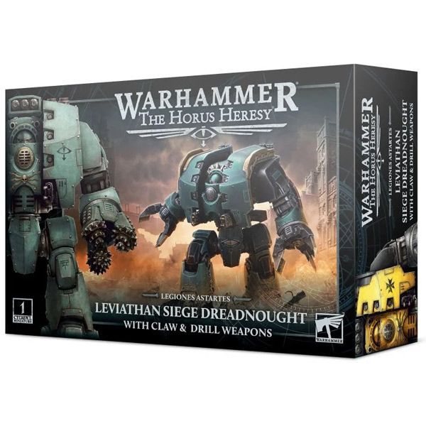 WH THH - Legiones Astartes - Leviathan siege dreadnought with claw and drill weapons