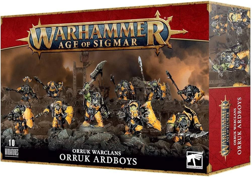WH AOS - Orruk Warclans - Orruk Ardboys WH AOS - Orruk Warclans - Orruk Ardboys