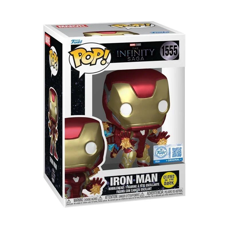 Funko Pop! - Infinity Saga - Iron man 1555 - Special Edition - Glows In the Dark Funko Pop! - Infinity Saga - Iron man 1555 - Special Edition - Glows In the Dark