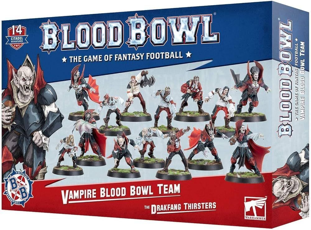 Blood Bowl - Vampire Team - The Drakfang Thirsters