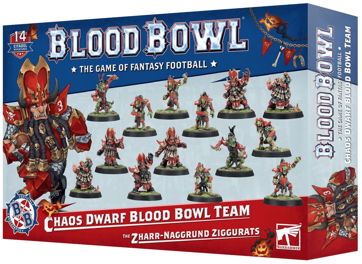 Blood Bowl - Chaos Dwarf - The Zharr-Naggrund Ziggurats Blood Bowl - Chaos Dwarf - The Zharr-Naggrund Ziggurats