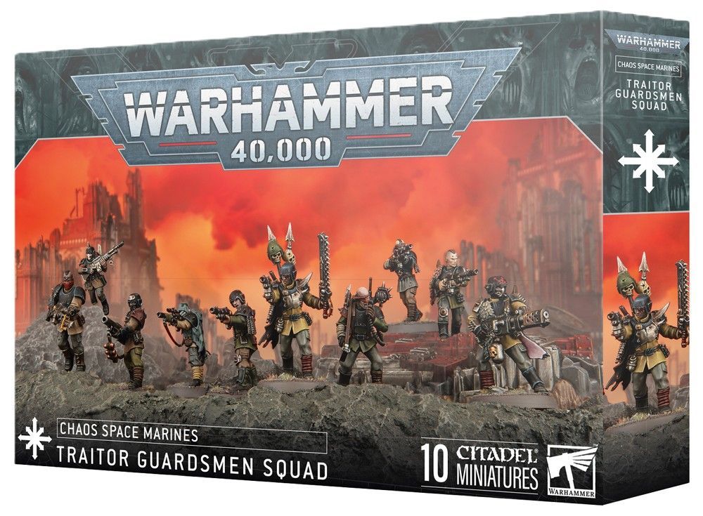 WH40k - Chaos Space Marines - Traitor Guardsmen Squad WH40k - Chaos Space Marines - Traitor Guardsmen Squad