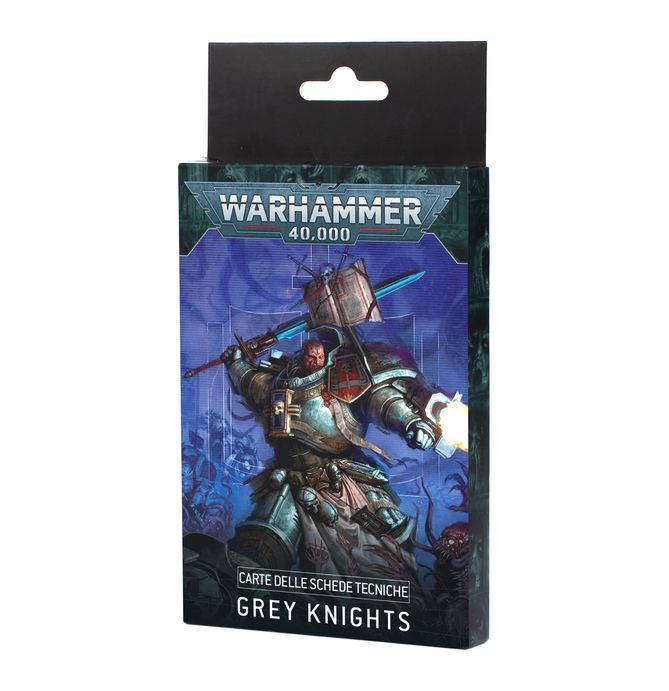 Carte Schede Tecniche - Grey Knights italiano Carte Schede Tecniche - Grey Knights italiano