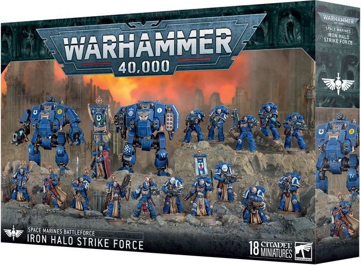 WH40k - Space Marines - Battleforce - Iron Halo Strike Force