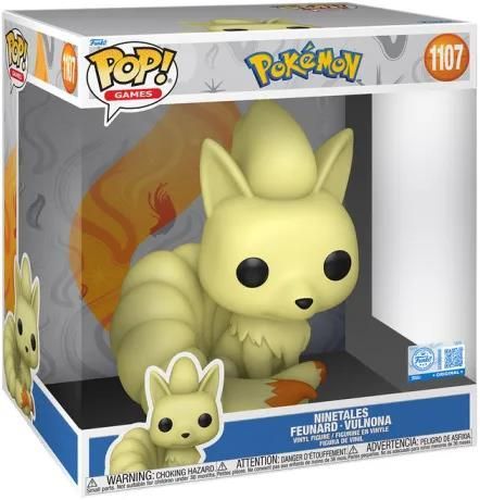 Funko Pop! Games - Pokemon - Ninetales 1107 - Jumbo Pop - Special Edition Funko Pop! Games - Pokemon - Ninetales 1107 - Jumbo Pop - Special Edition