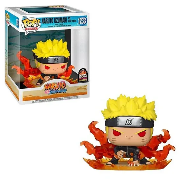 Funko Pop! Deluxe - Naruto Uzumaki as Nine Tails 1233 - L.A. Comicon 2022 Show Exclusive! Funko Pop! Deluxe - Naruto Uzumaki as Nine Tails 1233 - L.A. Comicon 2022 Show Exclusive!