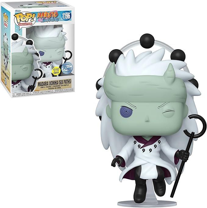 Funko Pop! Animation - Naruto - Madara Uchiha (Six Paths) 1196 - Glow in the Dark Special Edition Funko Pop! Animation - Naruto - Madara Uchiha (Six Paths) 1196 - Glow in the Dark Special Edition