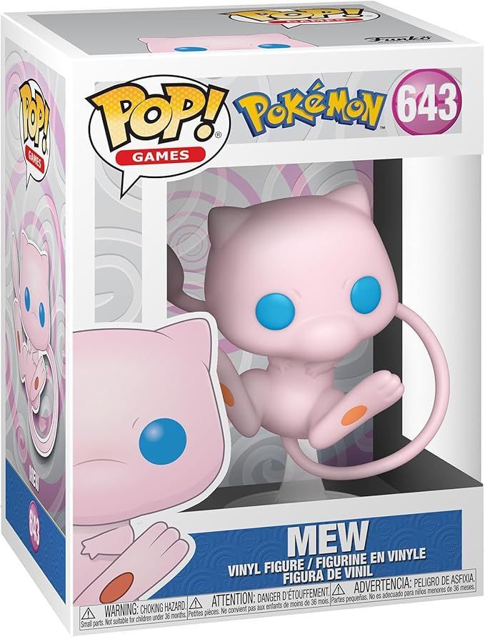 Funko Pop! Games – Pokémon – Mew 643 Funko Pop! Games – Pokémon – Mew 643