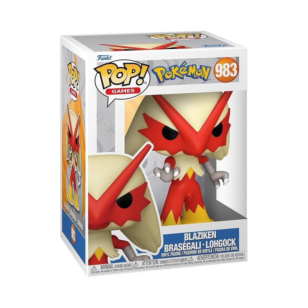 Funko Pop! Games - Pokemon - Blaziken 983 Funko Pop! Games - Pokemon - Blaziken 983