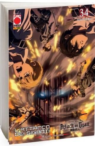 L'ATTACCO DEI GIGANTI VAR. 34 ANIME L'ATTACCO DEI GIGANTI VAR. 34 ANIME