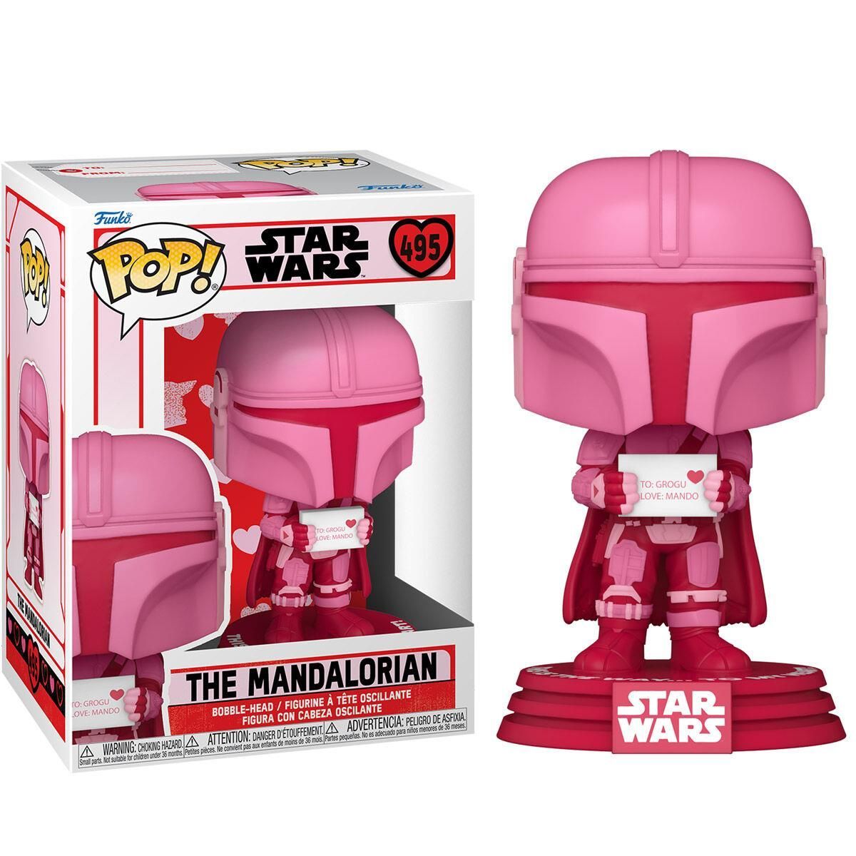 Funko Pop! - Star Wars - The Mandalorian 495 - Edizione San Valentino Funko Pop! - Star Wars - The Mandalorian 495 - Edizione San Valentino