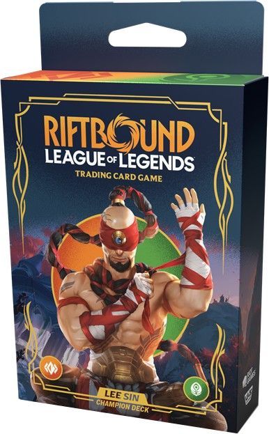 Riftbound - Lee Sin Deck Lingua Inglese Riftbound - Lee Sin Deck Lingua Inglese