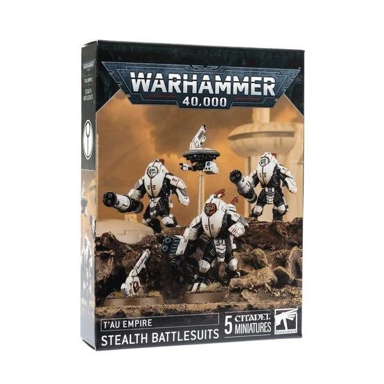 WH40k - T'au empire - Stealth battlesuits WH40k - T'au empire - Stealth battlesuits