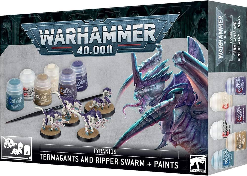 WH40k - Tyranids - Termagants and ripper swarm + paint