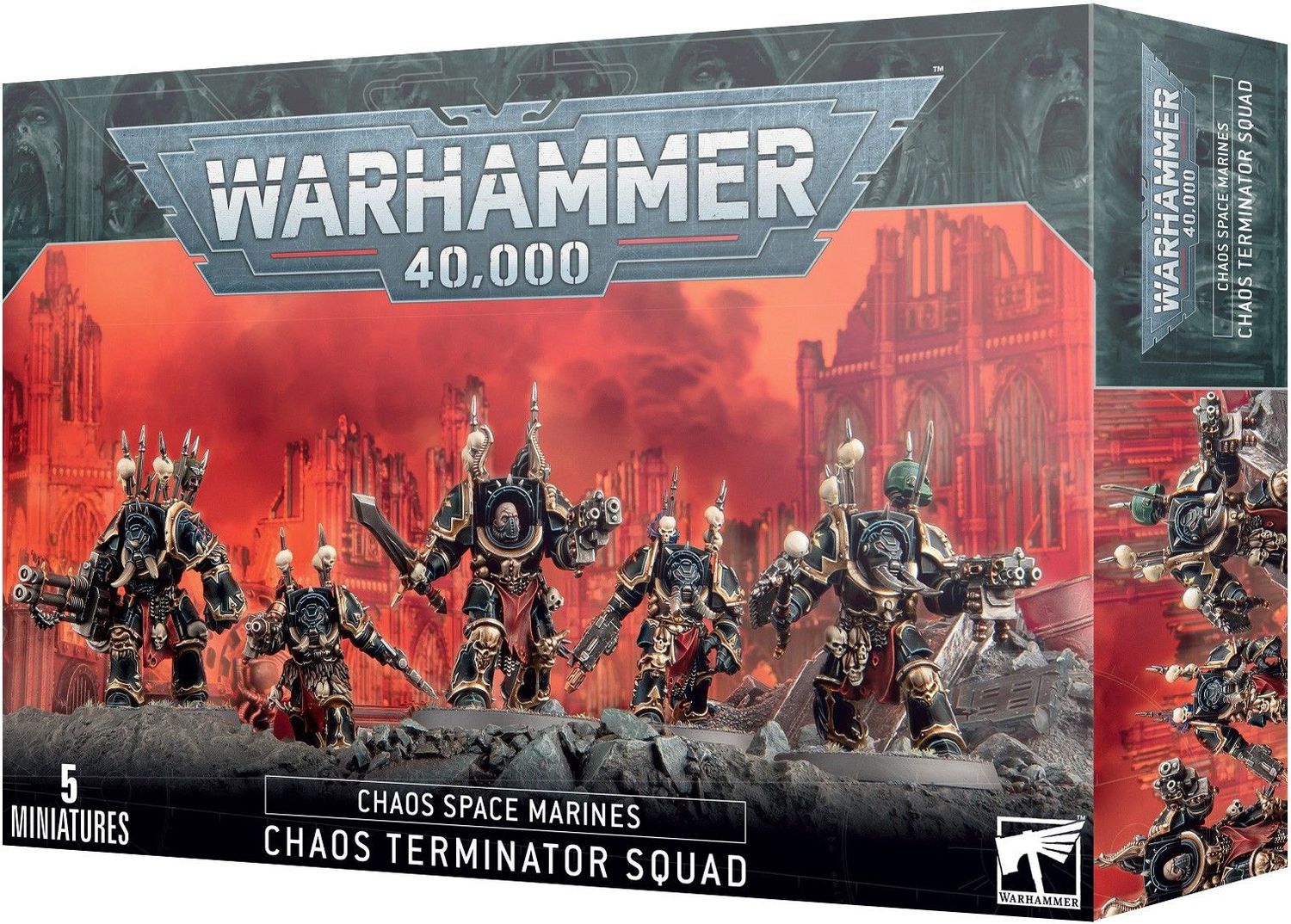WH40k - Chaos Space Marines - Chaos Terminator Squad WH40k - Chaos Space Marines - Chaos Terminator Squad