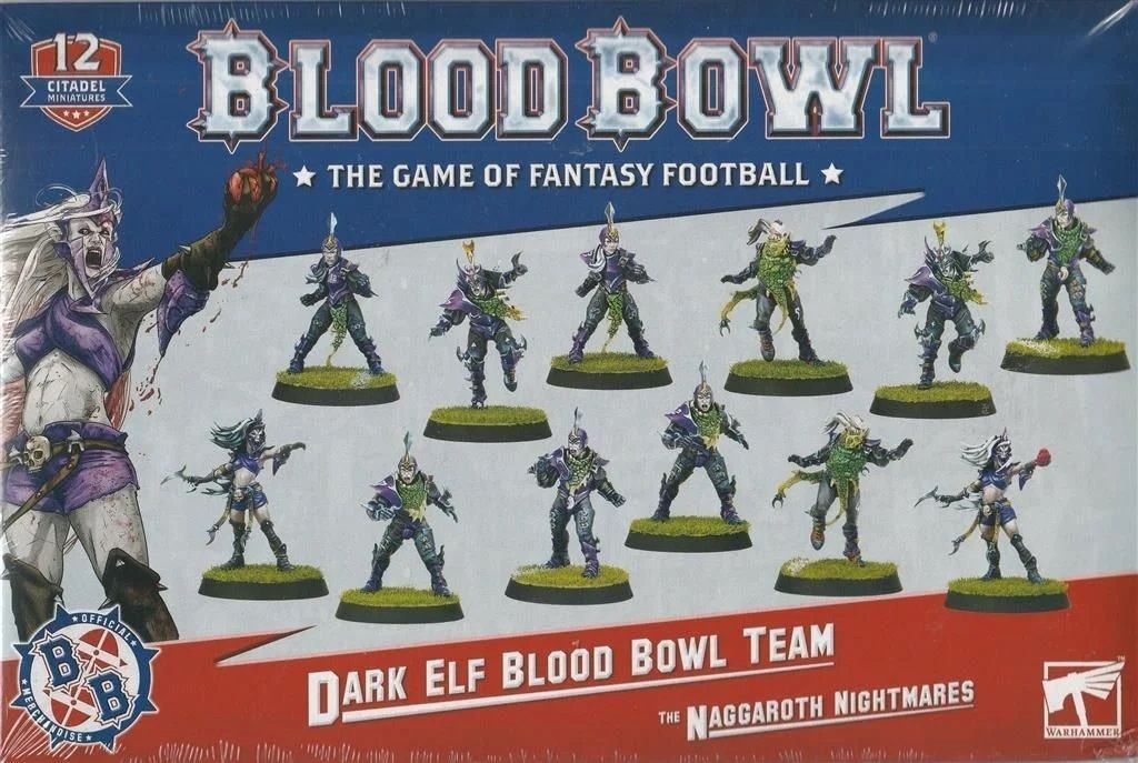 Blood Bowl - Dark Elf Team -The Naggaroth Nightmares