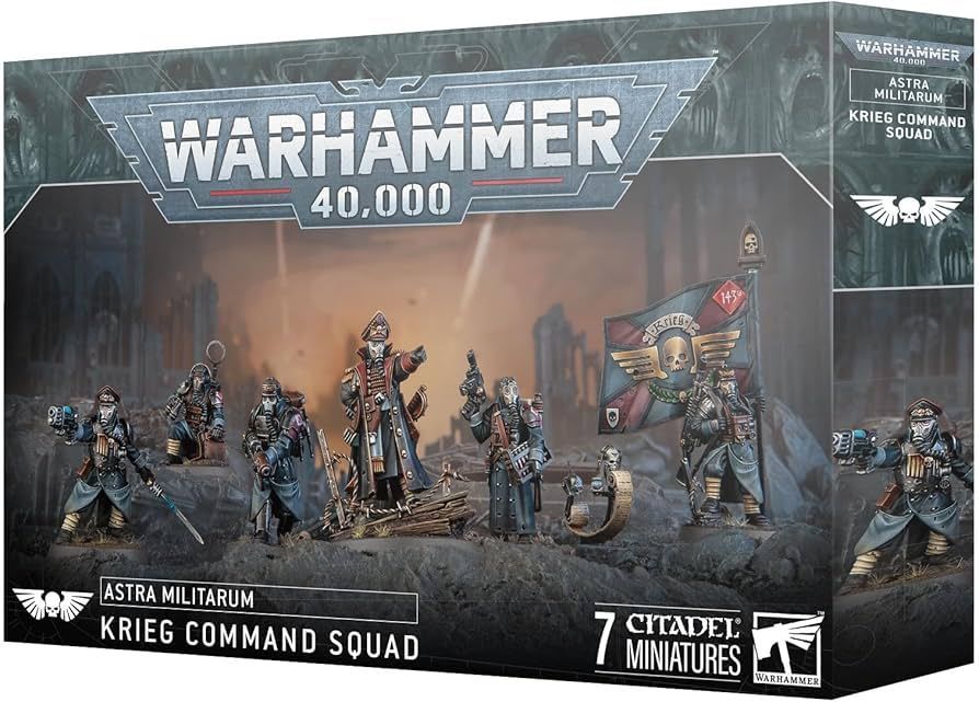 WH40k - Astra Militarum - Krieg Command Squad WH40k - Astra Militarum - Krieg Command Squad
