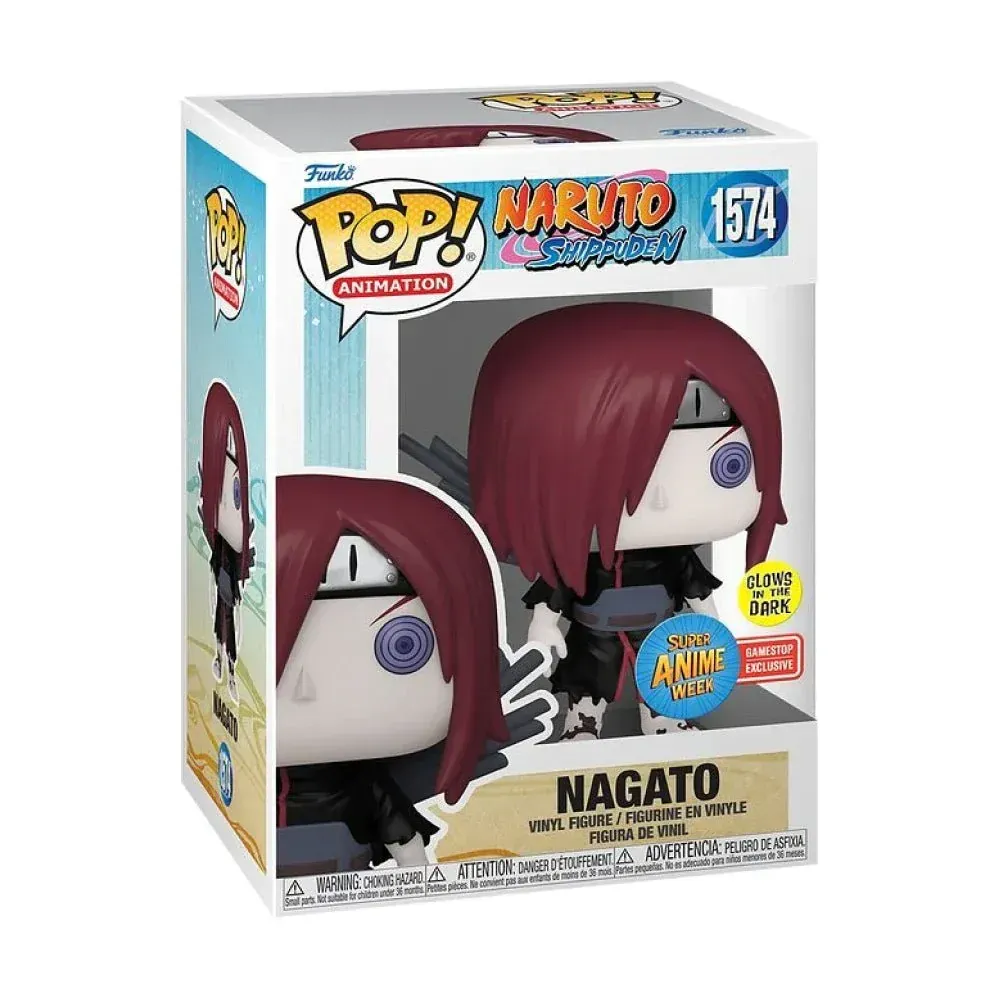 Funko Pop! Animation - Naruto - Nagato 1574 - Super Anime Week - Gamestop Exclusive - Glows In The Dark