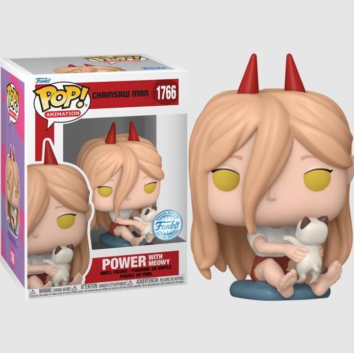 Funko Pop! Animation - Chainsaw Man - Power With Meowy 1766 - Special Edition
