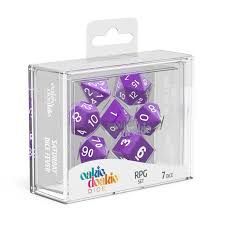 Set di 7 dadi per RPG - Viola Set di 7 dadi per RPG - Viola