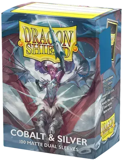 Matte Dual Sleeves - Cobalt & Silver