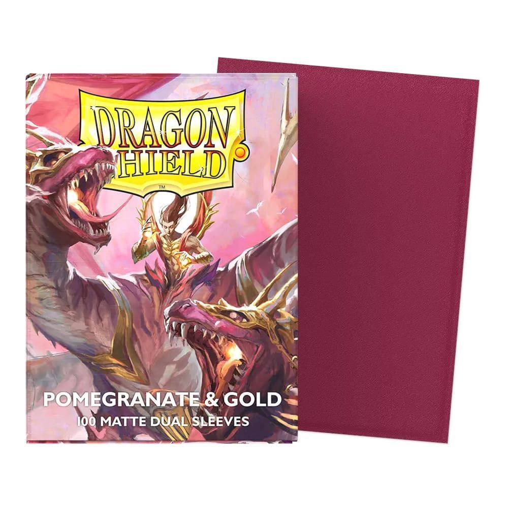 Matte Dual Sleeves - Pomegranate & Gold