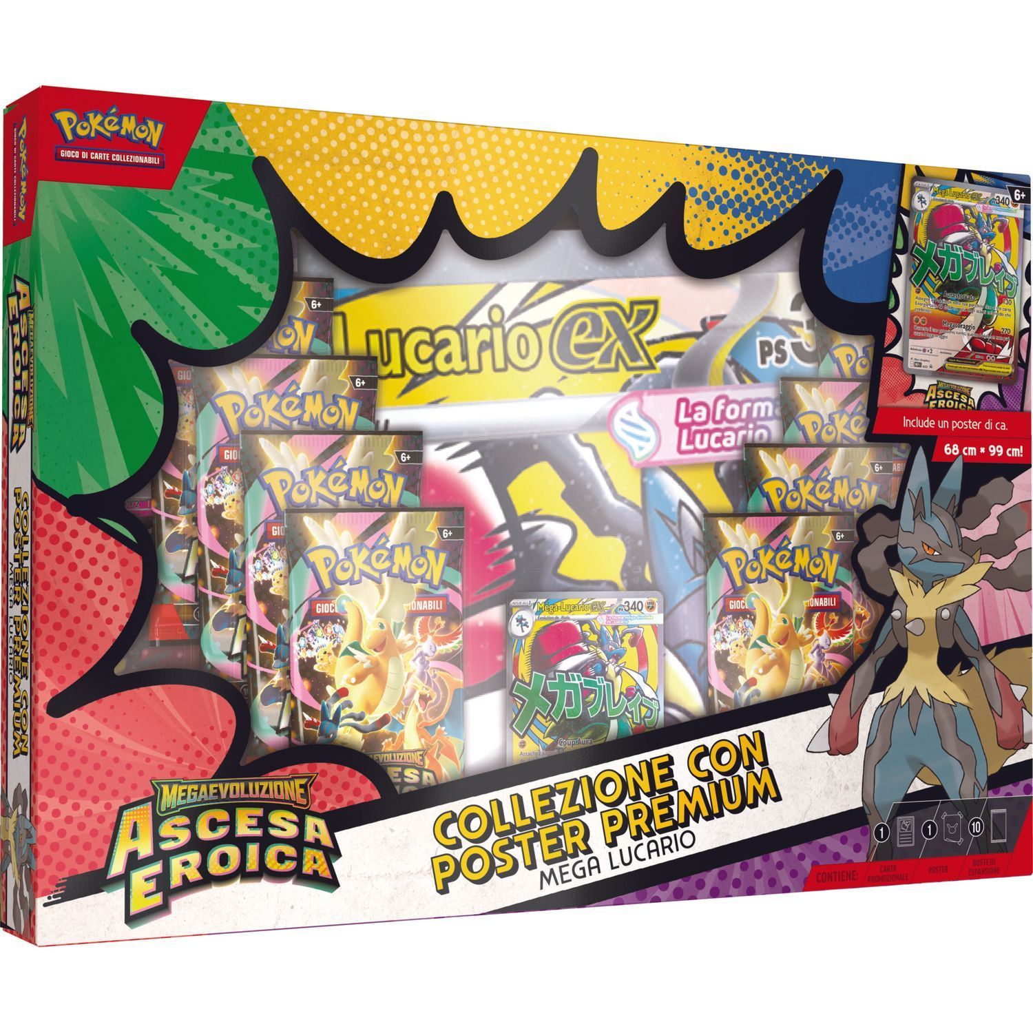 Premium collection con poster - Mega Lucario