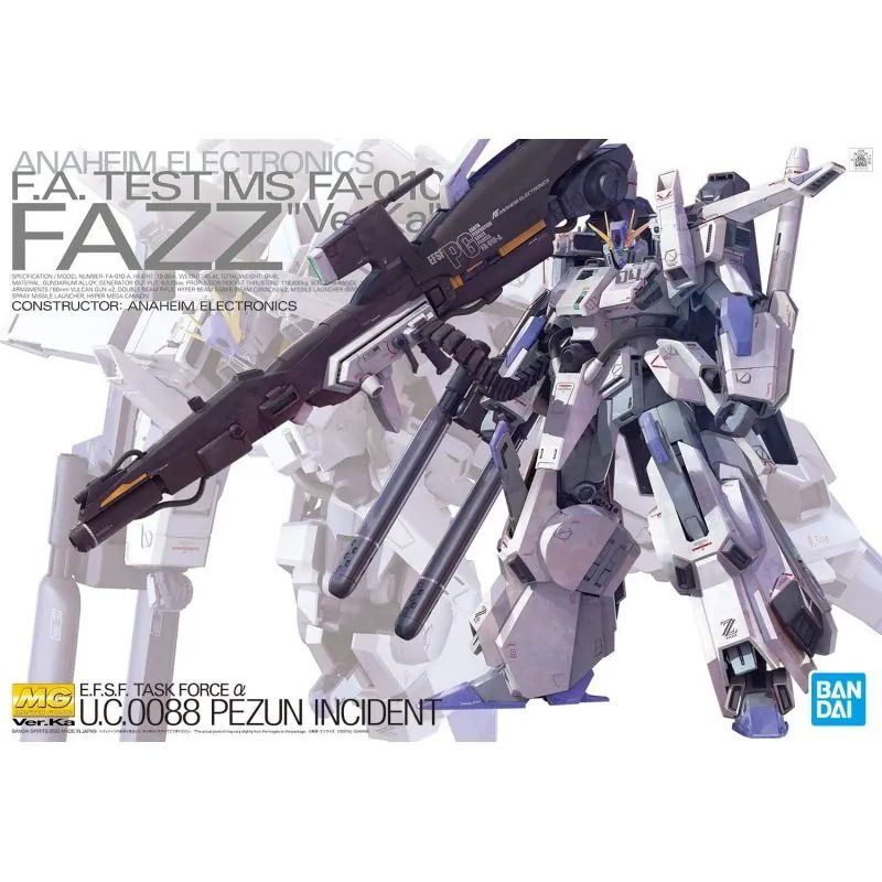 MODEL KIT - MG FAZZ VER. KA MODEL KIT - MG FAZZ VER. KA