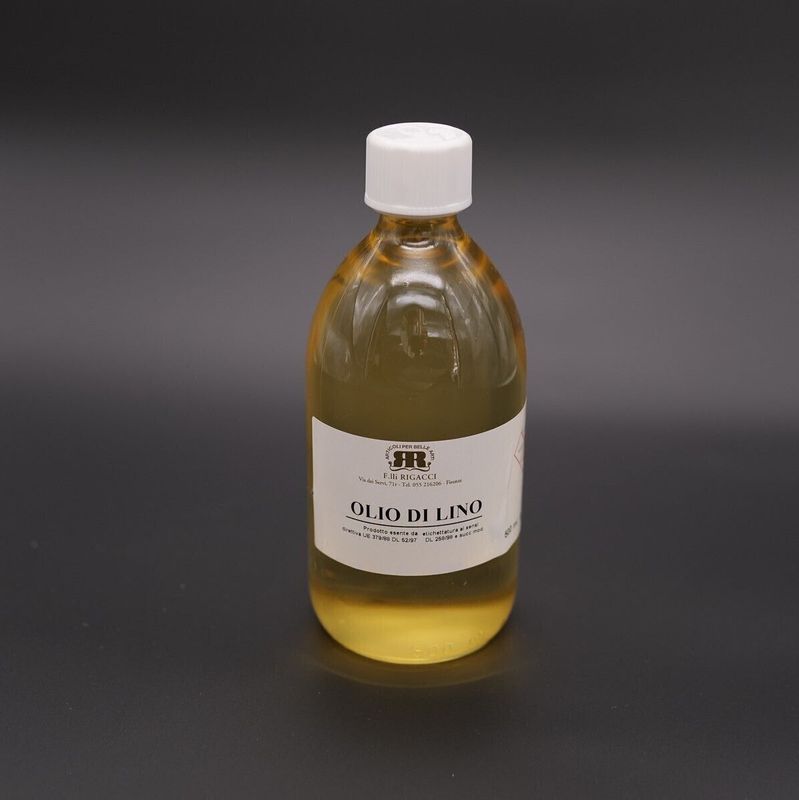 Olio Di Lino Crudo Chiarificato In Bottiglia di Vetro 125 ml