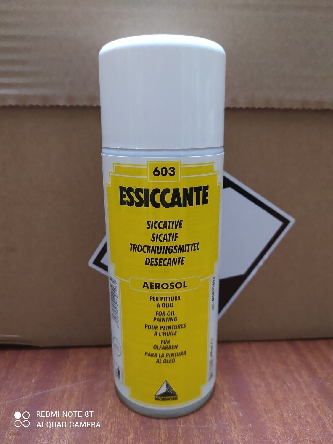Maimeri Vernice Spray che aiuta l'essicazione dei quadri ad olio