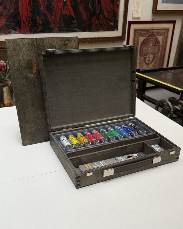 CASSETTA VINTAGE DI TEMPERE MAIMERI