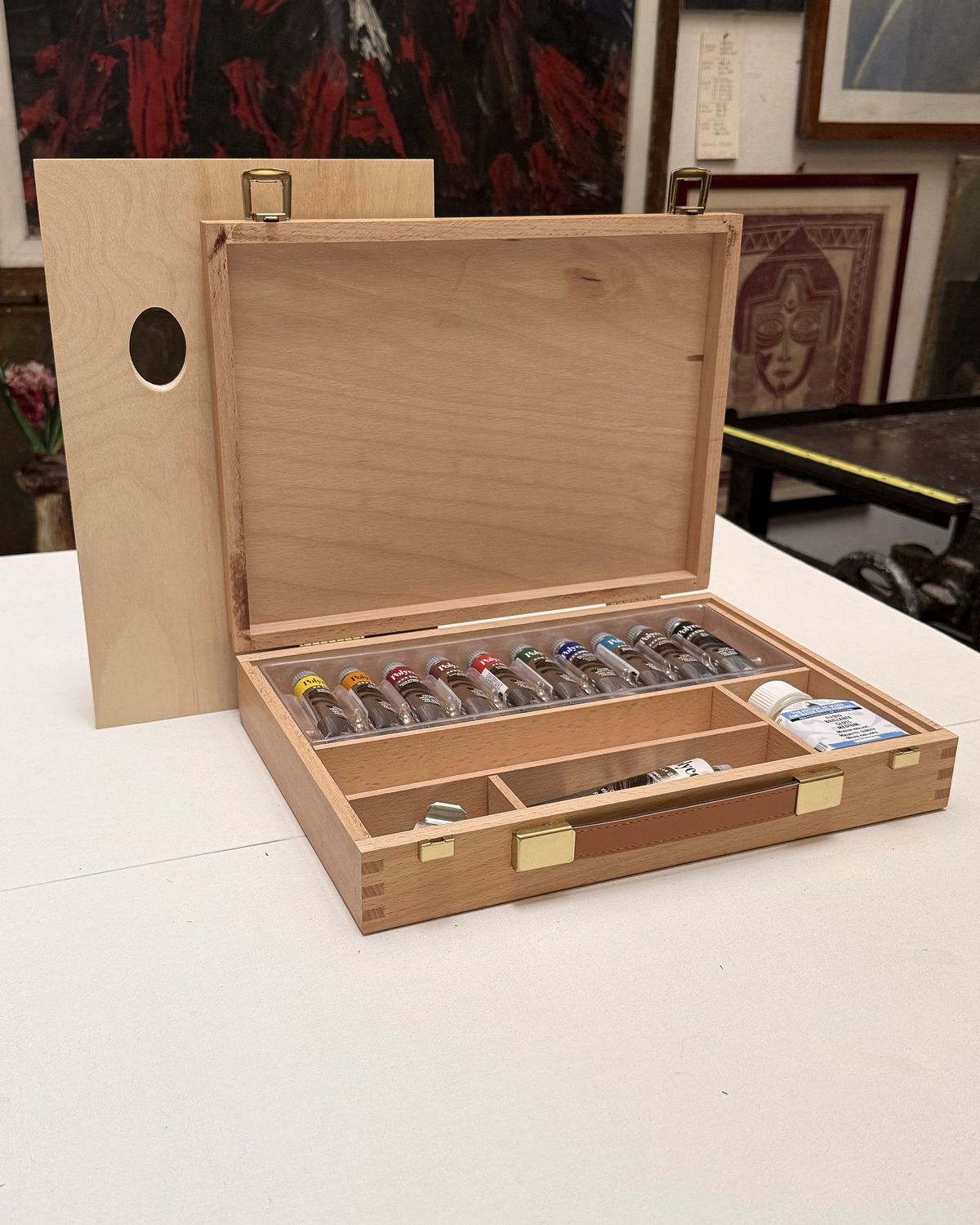 CASSETTA IN FAGGIO ACRILICI MAIMERI POLYCOLOR CASSETTA IN FAGGIO ACRILICI MAIMERI POLYCOLOR