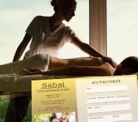 Gutschein für Rücken-und-Fußmassage