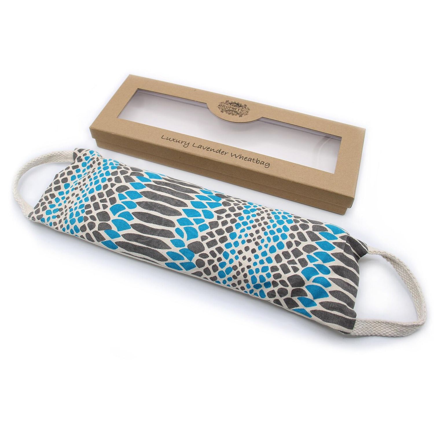 Luxury Lavender Wheat Bag – Heat &amp; Cold Therapy | Lavender Comforts Gift Box | Relaxing Microwavable Heat Pack for Pain Relief