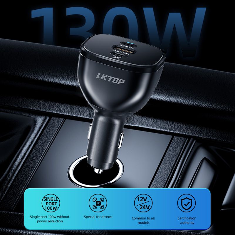 LKTOP 130 Watt KFZ Lader