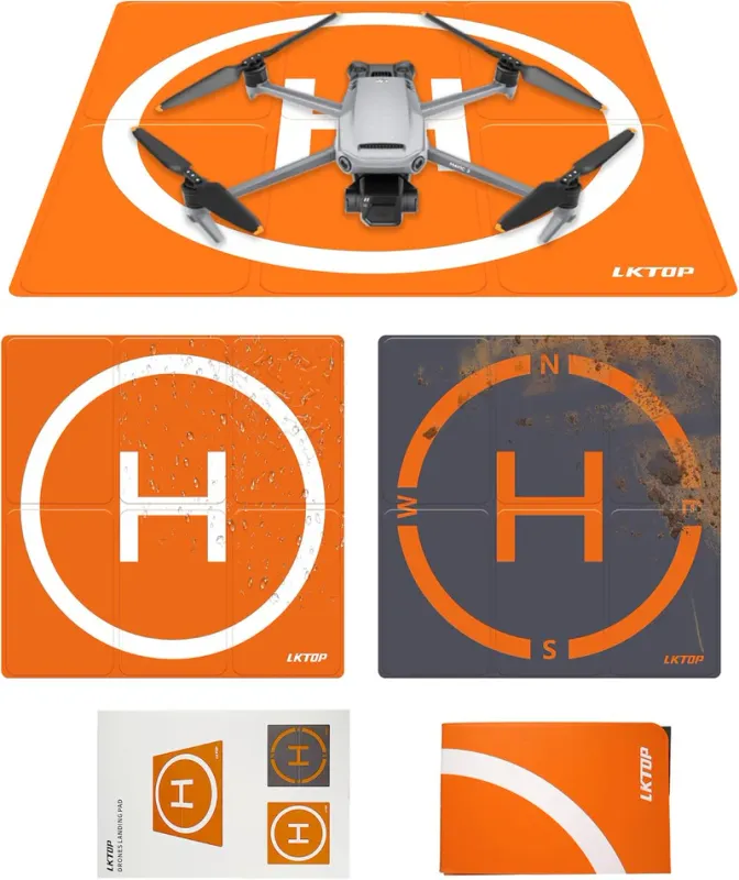 LKTOP Landepad (faltbar &amp; wasserfest) 50cm