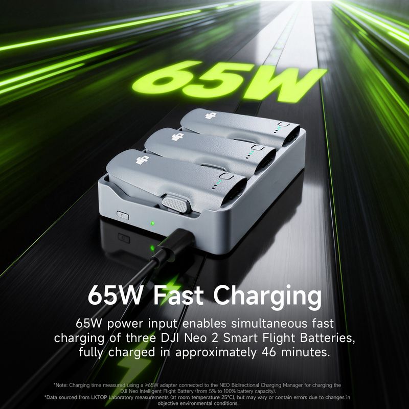 LKTOP Neo 2 - dreifach Ladegerät - 65W