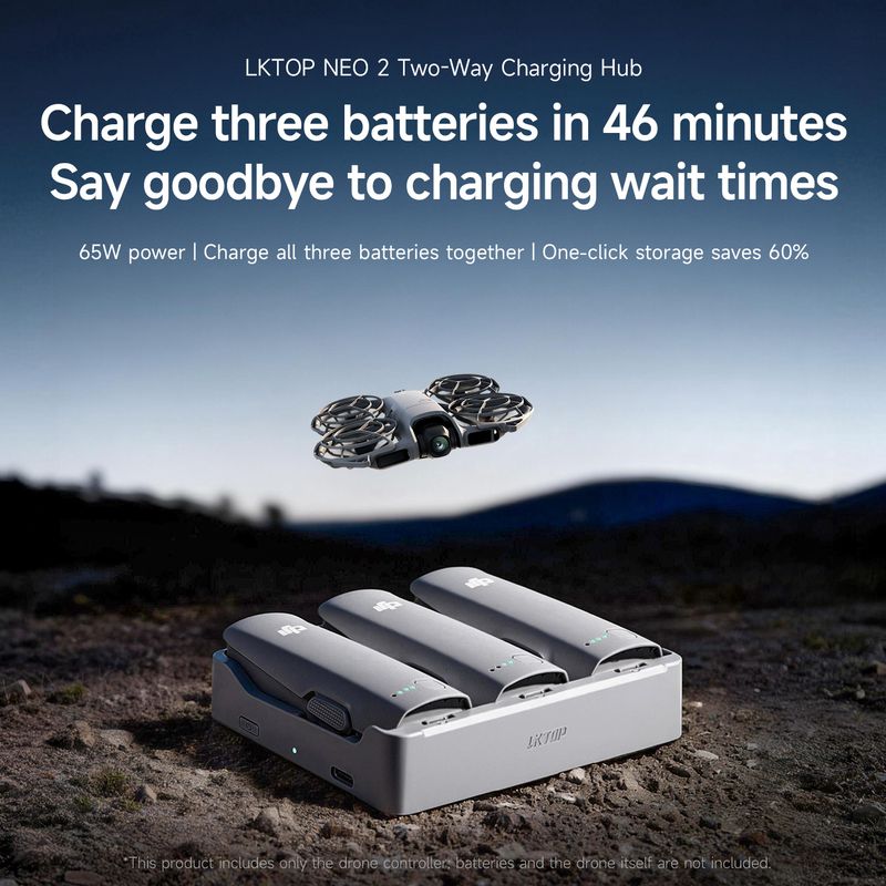 LKTOP Neo 2 - dreifach Ladegerät - 65W