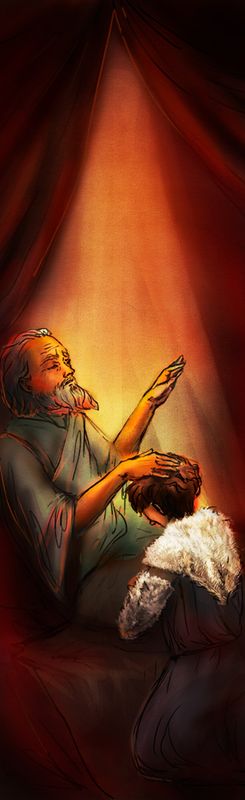 Genesis 27 - Blind Isaac blesses crooked Jacob