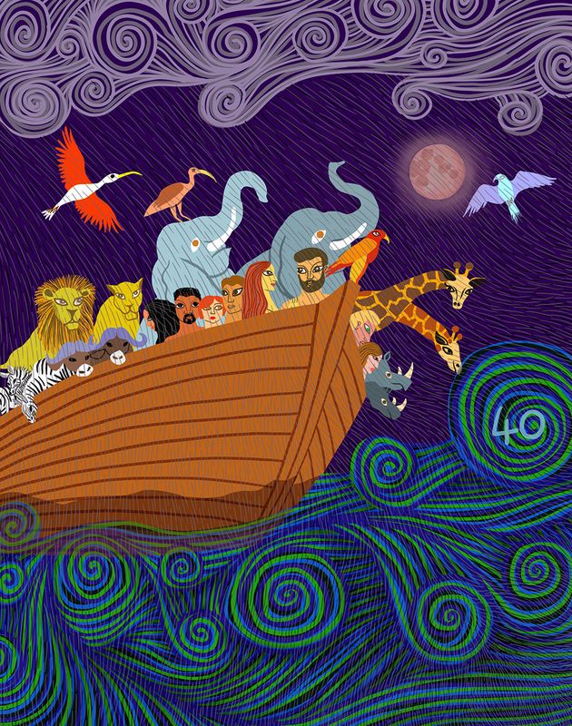 Genesis 7 - Noah's Ark in the Flood