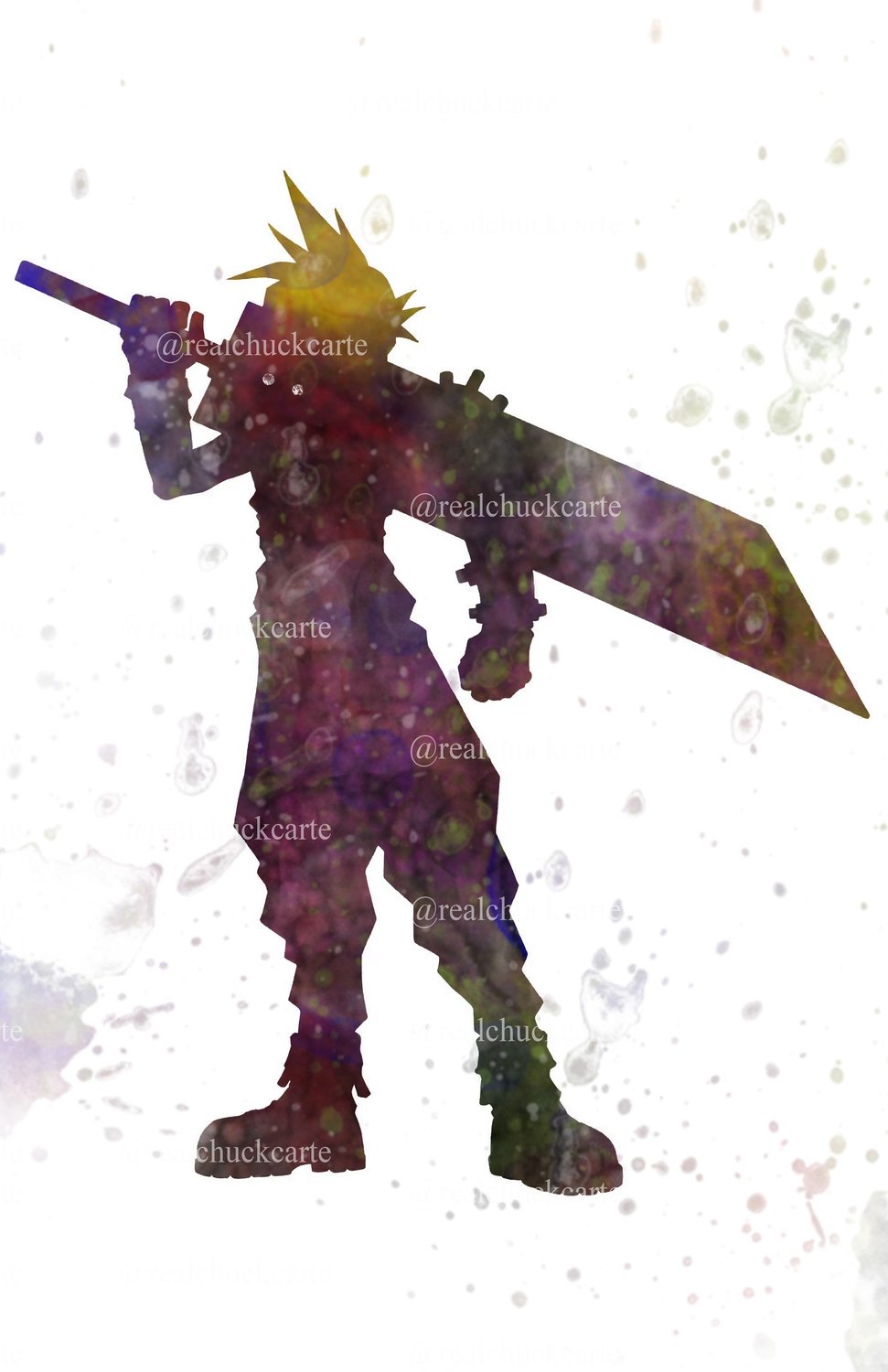 11x17 Cloud Strife Print
