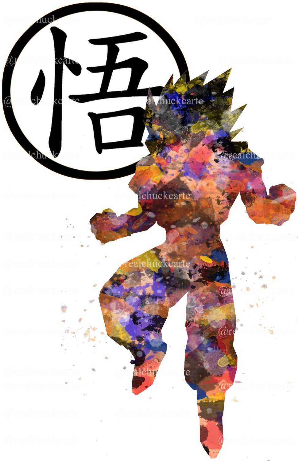 11x17 Goku Art Print
