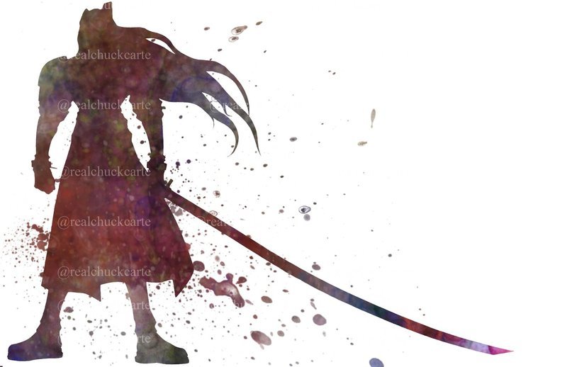 11x17  Sephiroth Art Print
