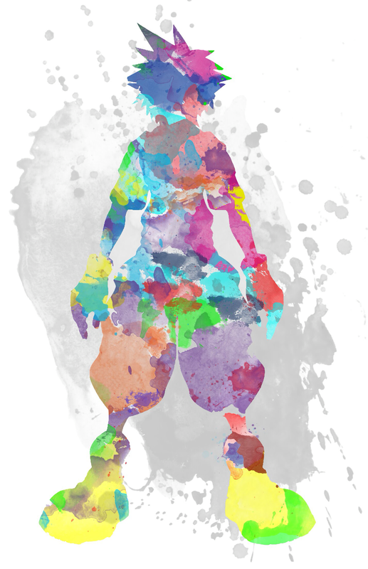 Watercolor Sora 11x17 framed