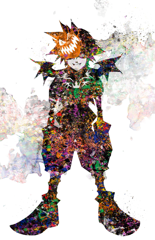 Halloween Town Sora 11x17 Framed 