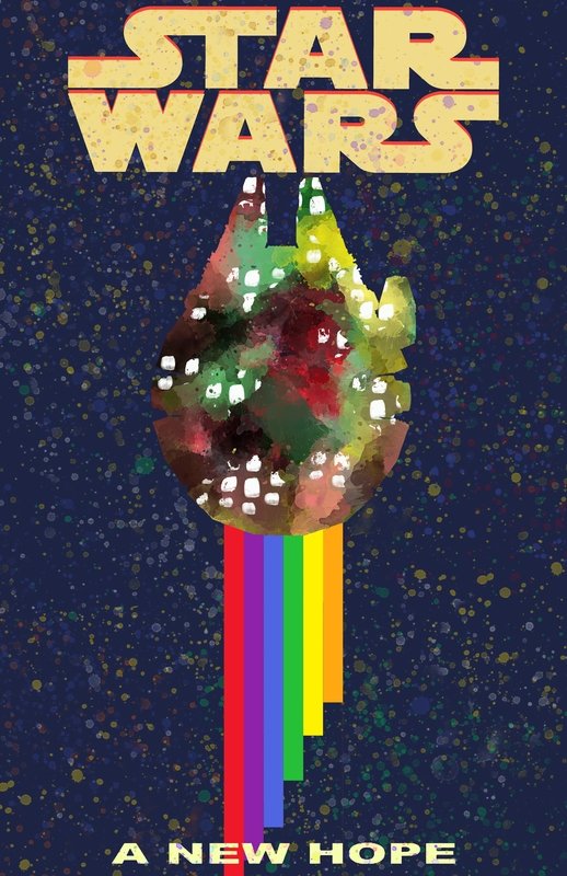 Star Wars: A New Hope Funkadelic 11x17 Framed Print