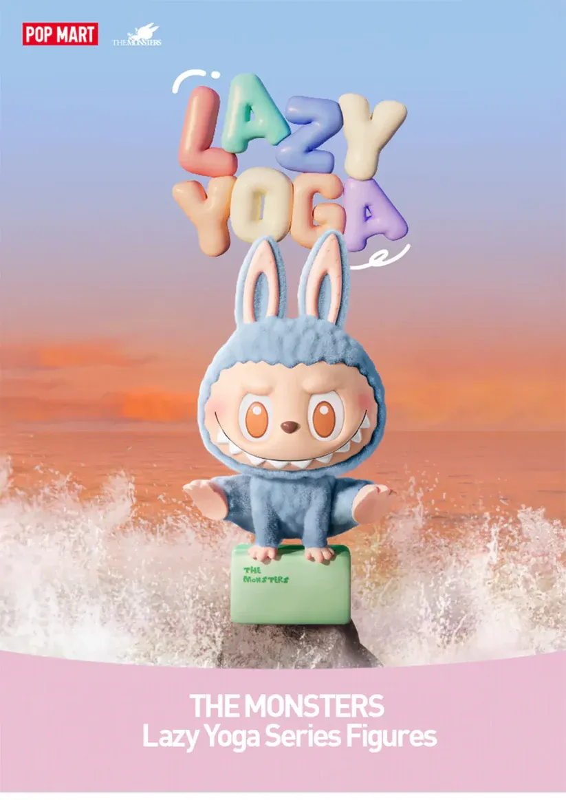 LABUBU THE MONSTERS Lazy Yoga Series Figures Blind Box
