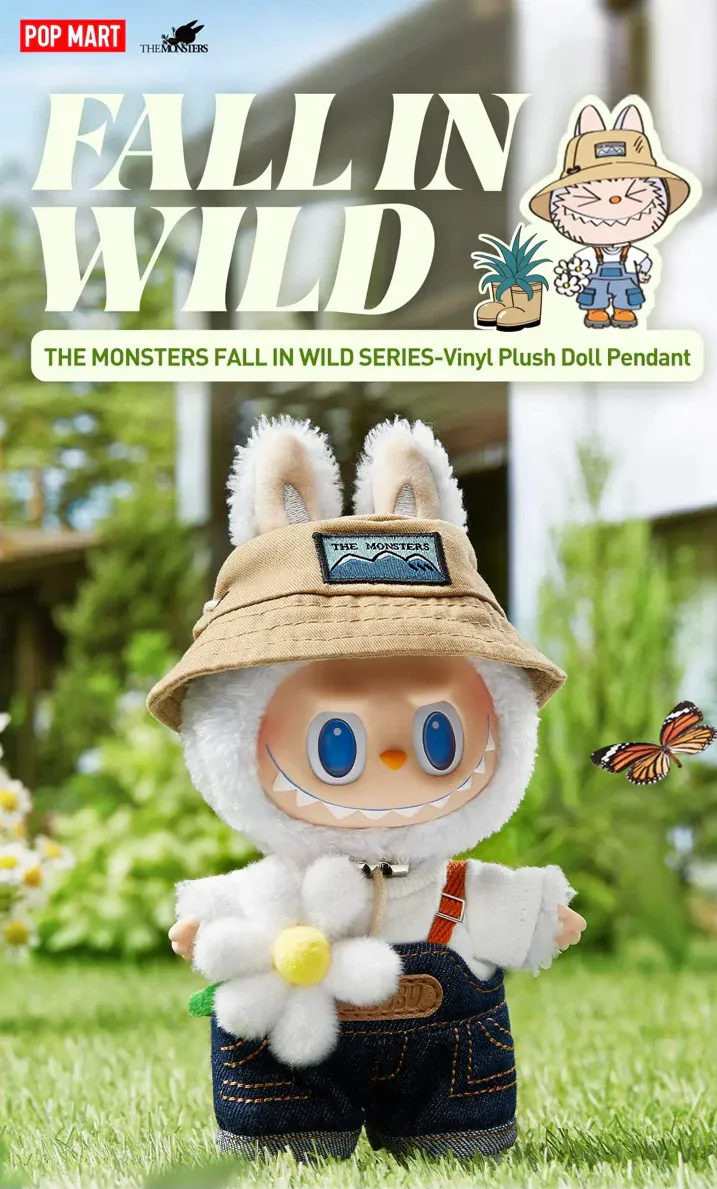 LABUBU THE MONSTERS Fall in Wild Series Vinyl Plush Doll Pendant