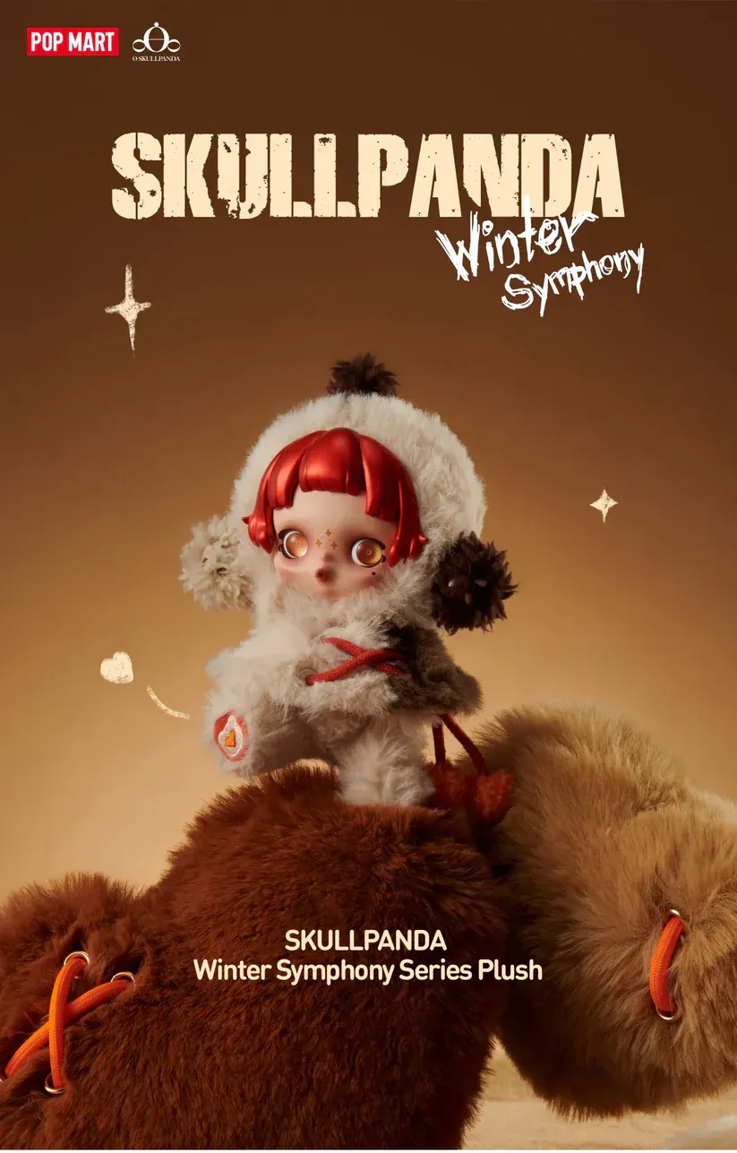 LABUBU SKULLPANDA Winter Symphony Series Plush